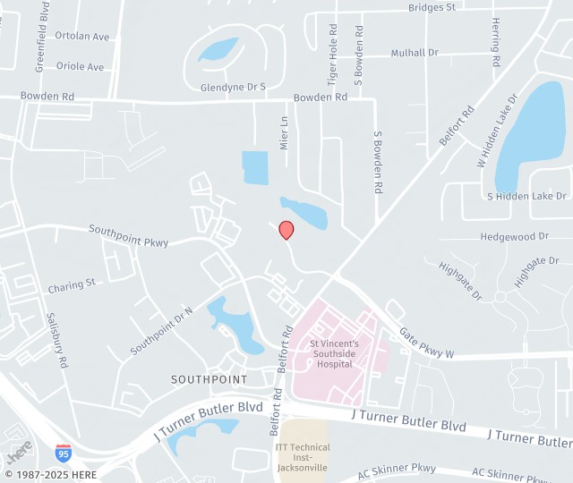 Location Map: 6869 Belfort Oaks Place Jacksonville, FL 32216